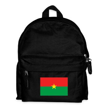 Burkina pectorisch - Kinder Rucksack - Schwarz - Vorne