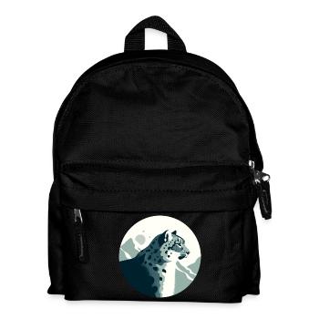 Snow leopard - Kids' Backpack - black - Front