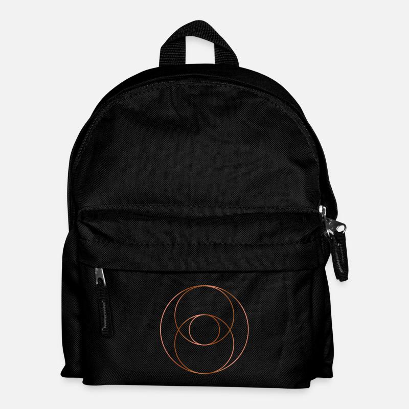 Vesica Piscis - Copper Version - Kids' Backpack - black