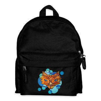 Fuchs Geometrie - Kinder Rucksack - Schwarz - Vorne