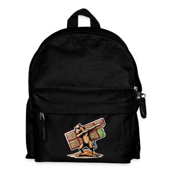 Dabbing Dromedary & Dubai Chocolate - Kids' Backpack - black - Front