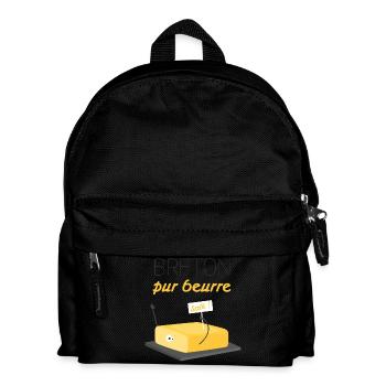 Breton Pur Beurre… salé ! - Sac à dos Enfant - noir - Devant