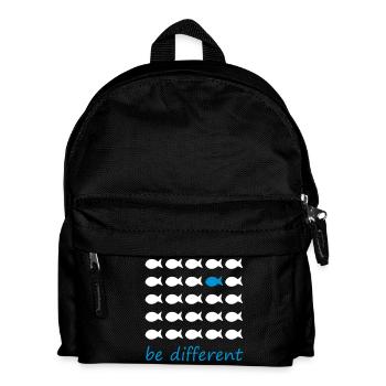 être différent - Sac à dos Enfant - noir - Devant