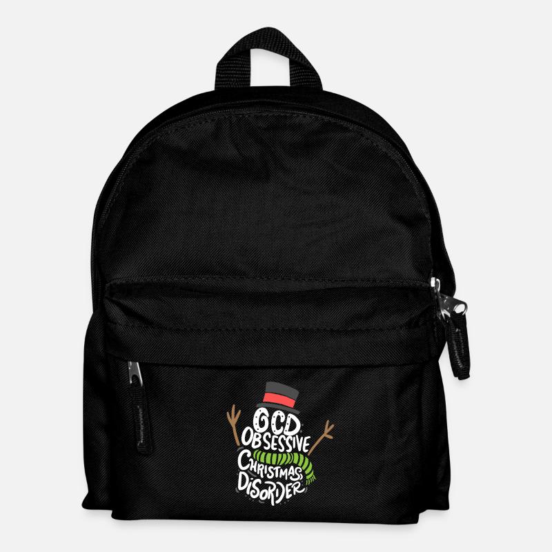 CHRISTMAS OCD Obsessive Christmas Disorder - Kids' Backpack - black