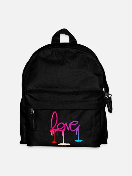 Love - Sac à dos Enfant - noir