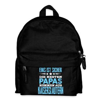 KAISERSLAUTERN - papa - Kinder Rucksack - Schwarz - Vorne