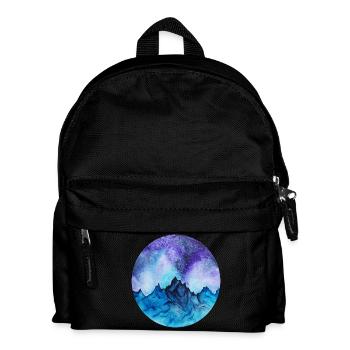 mountains - Kids' Backpack - black - Front
