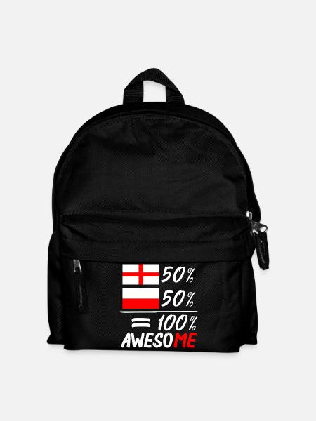 Half english Half Polish - Kids' Backpack - black