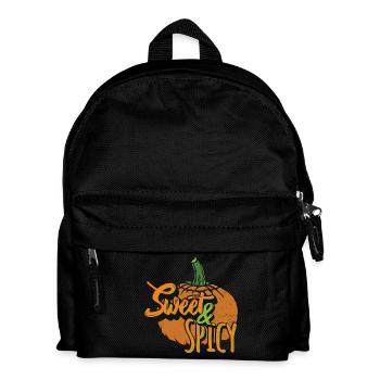 Halloween Sweet and Spicy Shirt - Kids' Backpack - black - Front