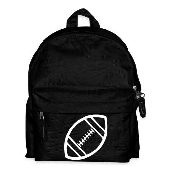 American Football - Kinder Rucksack - Schwarz - Vorne