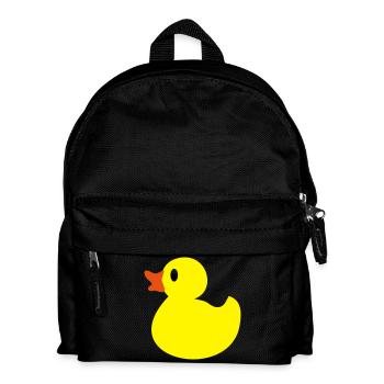 rubber duck - Kids' Backpack - black - Front
