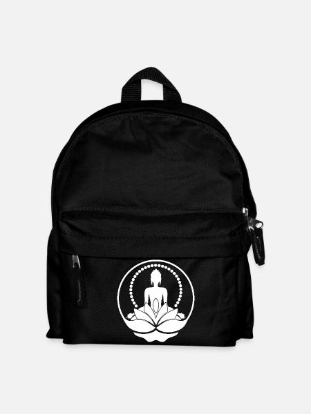 Buddha - Kinder Rucksack - Schwarz