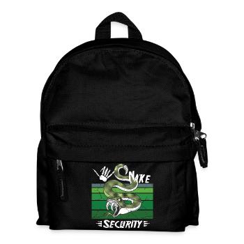 Sécurité des serpents - Sac à dos Enfant - noir - Devant