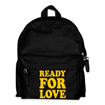 Ready for love - Kinder Rucksack - Schwarz - Vorne