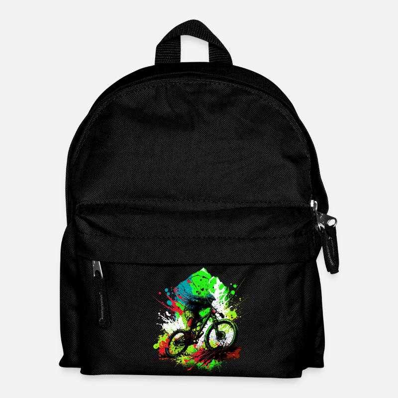 Mountainbike - Kinder Rucksack - Schwarz