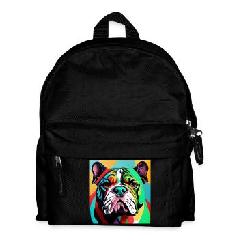 Bouledogue - Sac à dos Enfant - noir - Devant