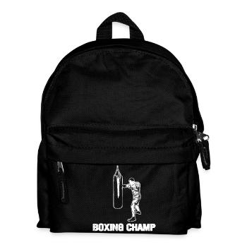 Boxing Champ - Kinder Rucksack - Schwarz - Vorne