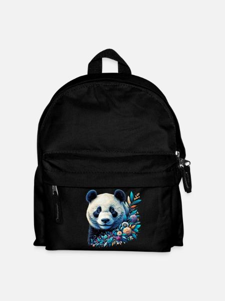 Panda - Kinder Rucksack - Schwarz