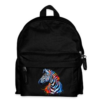 Zèbre - Sac à dos Enfant - noir - Devant