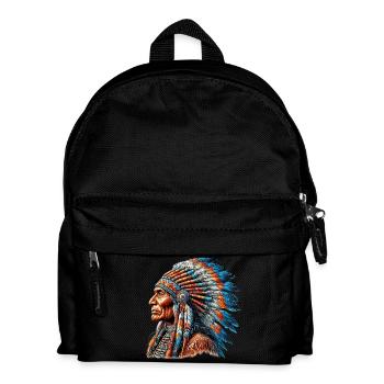 American Indian American Red Skin - Kids' Backpack - black - Front