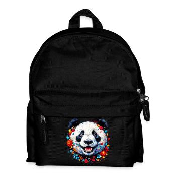 Panda - Kinder Rucksack - Schwarz - Vorne