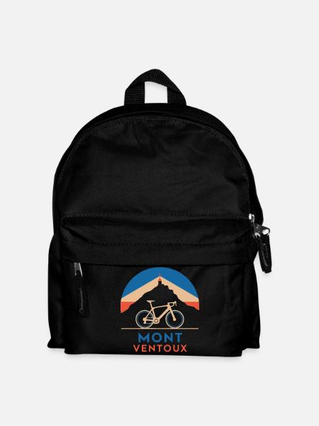 Mont Ventoux with a bike - Kids' Backpack - black
