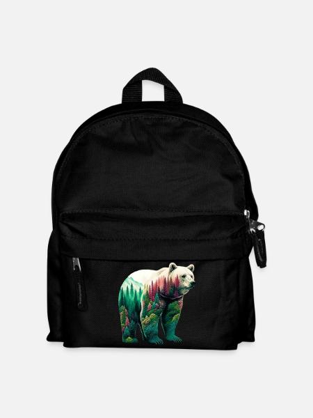 Bear - Kids' Backpack - black