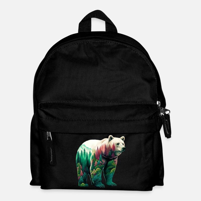 Bear - Kids' Backpack - black