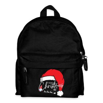 Noël Gnome Merry Christmas - Kids' Backpack - black - Front