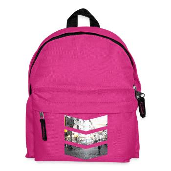 Diamantene Straße in Deutschland - Kinder Rucksack - Fuchsia - Vorne