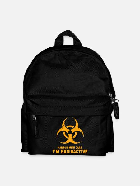 Manipulez avec précaution, je suis radioactif - Sac à dos Enfant - noir