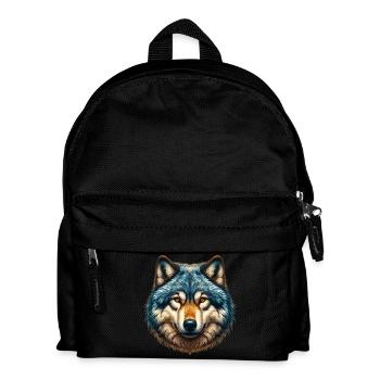 Wolf - Kids' Backpack - black - Front