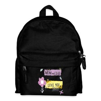 Mom and Dad - Kids' Backpack - black - Front
