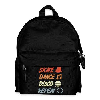 Discothèque en patins à roulettes - Sac à dos Enfant - noir - Devant