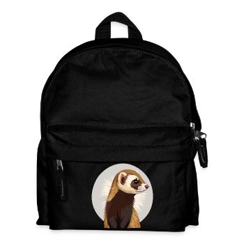 Candace Mascot in Funny Form - Kids' Backpack - black - Front