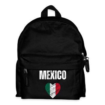 I love Mexico, flag of Mexico - Kids' Backpack - black - Front