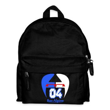 Bas-Alpine 04 logo - Kids' Backpack - black - Front