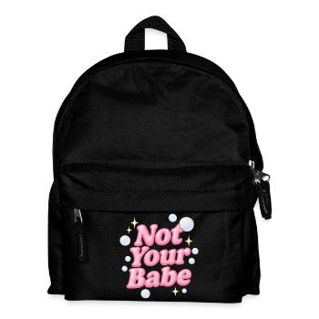 Not Your Babe / Design Y2K - Sac à dos Enfant - noir - Devant