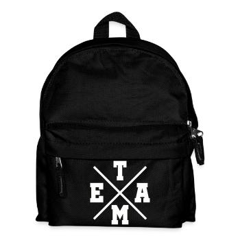 Team - Kinder Rucksack - Schwarz - Vorne