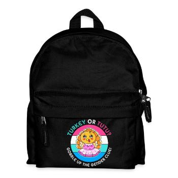 Thanksgiving Gender Reveal Mom-to-be - Kids' Backpack - black - Front