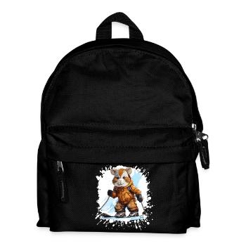Horse Ski Skiing - Kids' Backpack - black - Front