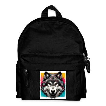 Loup - Sac à dos Enfant - noir - Devant
