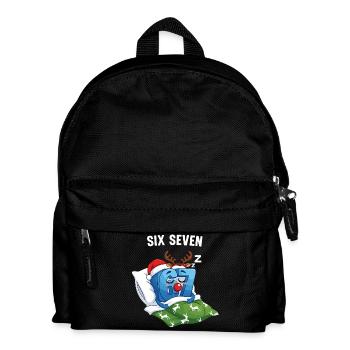 67 Six Seven Memes Pyjama de Noël - Sac à dos Enfant - noir - Devant