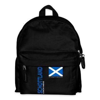 Loch Ness - Kinder Rucksack - Schwarz - Vorne