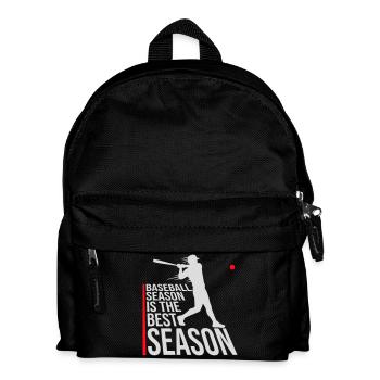 La saison de baseball est la meilleure saison des sports de fans - Sac à dos Enfant - noir - Devant