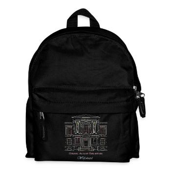 Wolfenbüttel, Bibliothek handgezeichnet - Kinder Rucksack - Schwarz - Vorne