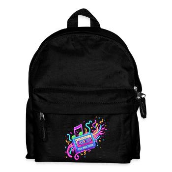 Fille des années 90 - Sac à dos Enfant - noir - Devant