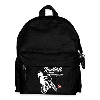 RadballPrinzessin - Kinder Rucksack - Schwarz - Vorne