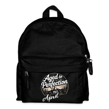 April 1981 birthday april 1981 - Kids' Backpack - black - Front