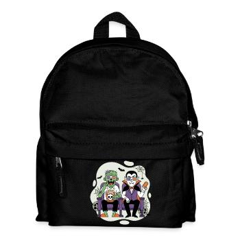 Vampir und Zombie Kinoabend - Kinder Rucksack - Schwarz - Vorne